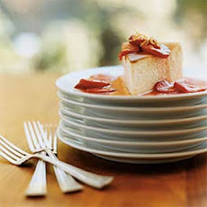 Lemon Ricotta Cheesecake with Strawberry Topping