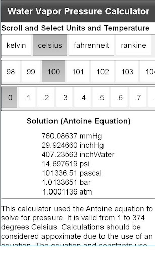 AJ Water Vapor Pressure