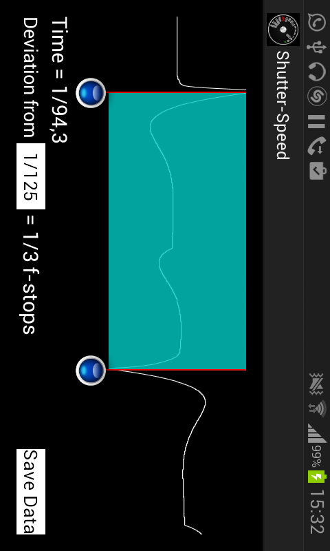 Android application Shutter-Speed screenshort