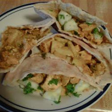 Tangy Turmeric Chicken Wraps