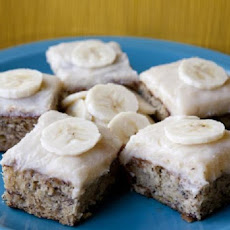 Frosted Banana Bars