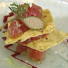 Napoleon of Tuna Tartare