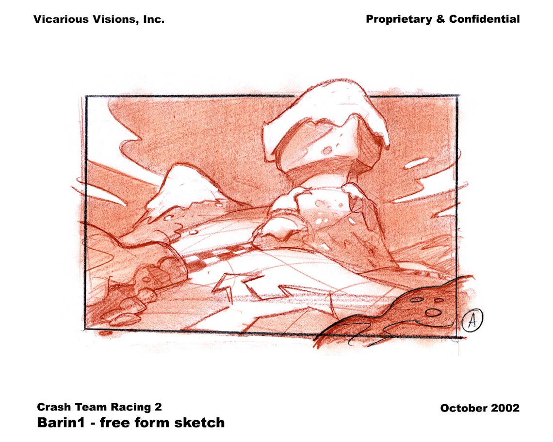 Crash Nitro Kart Concept Art