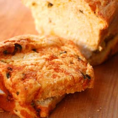 Jalapeno Cheese Bread (adapted from a Sheila Lukins recipe found in the Houston Chronicle)