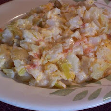 Cheesy Potato Leek Casserole Bake
