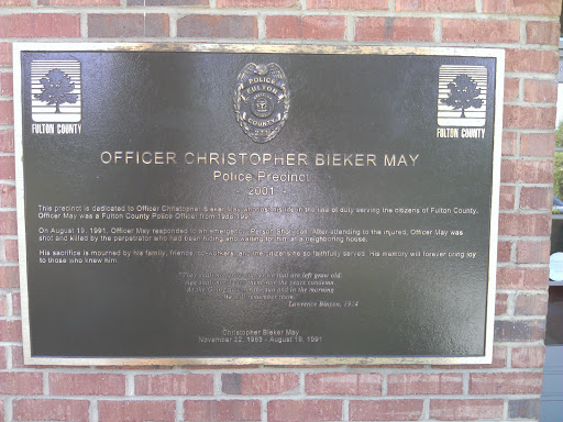 Officer Christopher Bieker May