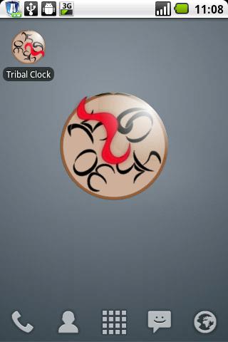 Tribal-Clock Widget