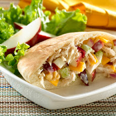 Apple 'N Cheddar Tuna Pitas