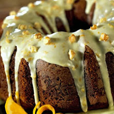Pumpkin Cake with Orange Glaze