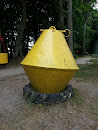Yellow Sculpture in  Rozewie