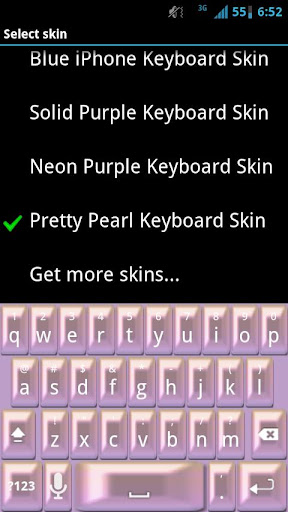 Pretty Pearl Keyboard Skin