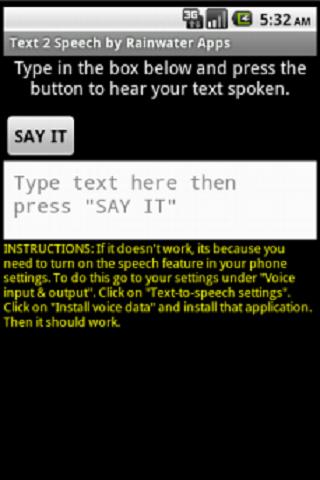 Text 2 Speech