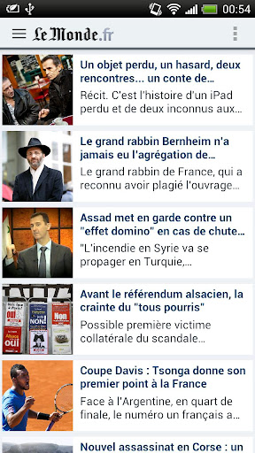 le-monde-fr for android screenshot