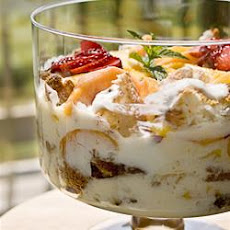 Fresh Peach Trifle