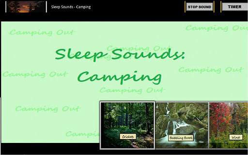 Sleep Sounds: Camping