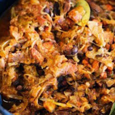 From a Polish Country House Kitchen's Hunter's Stew (Bigos)