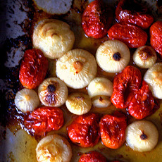 Roasted Tomatoes and Cipollini
