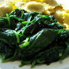 Spinach Saute With Brown Butter & Garlic