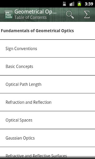 SPIE Geometrical Optics Lite