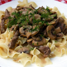 Beef Stroganoff