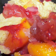 Mango and Strawberry Cobbler