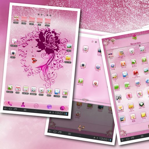 Pink Roses Theme for TABLETs 個人化 App LOGO-APP開箱王
