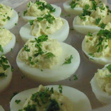 Sour Cream and Lemon Deviled Eggs