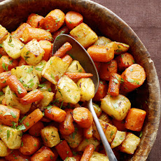 Roasted Celery Root and Carrots