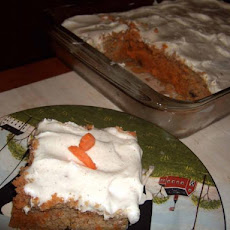 Carrot Spice Poke Cake
