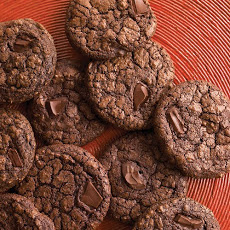 Dark-Chocolate Cookies with Espresso