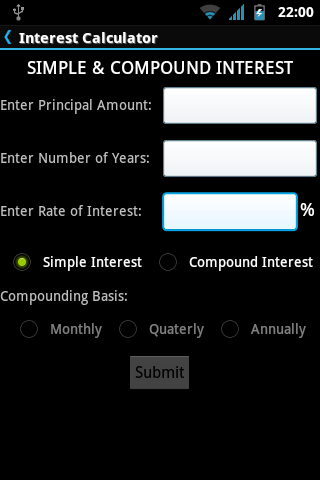 Interest Calculator