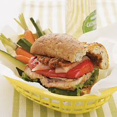 Grilled Chicken and Tomato Pesto Baguettes