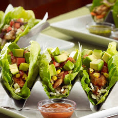Mediterranean Chicken Lettuce Wrap Tacos
