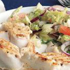 Seared Cod with Grapefruit Slaw