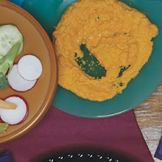 Ginger Carrot Dip with Crudites