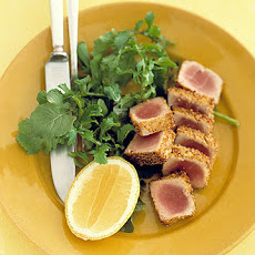 Tuna with Mustard Seed Crust