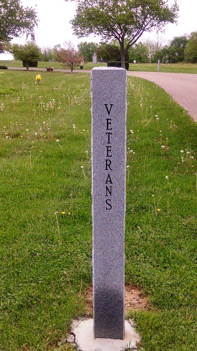 Evergreen Veterans Christus Stone Marker