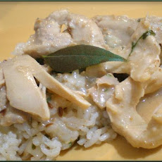 Indian Chicken in White Gravy (Safed Murgh - Curry)