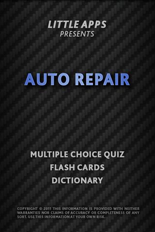 AUTO REPAIR MECHANIC TECH Quiz