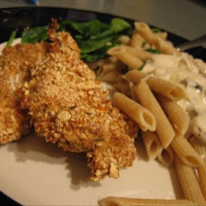 Pretzel Chicken With Dijon or Honey Mustard Dressing