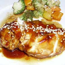 Honey-Orange Chicken With Sesame Sauce