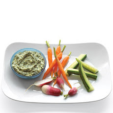 Creamy Spinach and Sweet-Onion Dip With Crudites