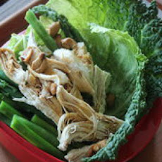 Make-Ahead Coconut-Poached Chicken with Spring Vegetables and Cashews