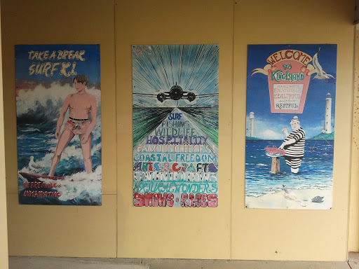 King Island Airport Murals
