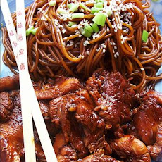 Funky Chicken With Sesame Noodles