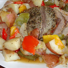 All-In-One-Pan Roast and Vegetables