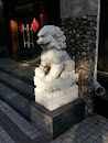 Stone Lion Sculpture Two 