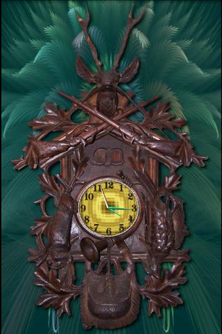 Deer Hunter Cuckoo Clock