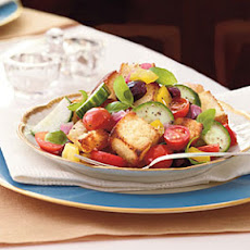 Panzanella Salad with Cornbread Croutons