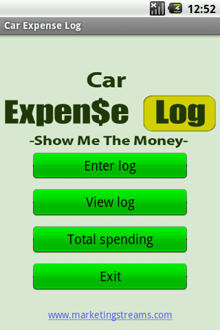 Car Expense Log